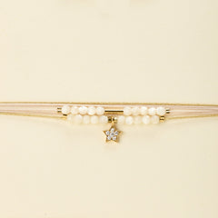 BY GARANCE Bracelet Stir trèfle ou étoile acier & laiton
