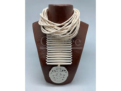 CESAREE Collier JADE1 Blanc