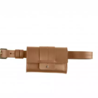 VAINCOURT Ceinture en cuir camel - L'Audacieuse