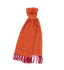 BRUN de VIAN-TIRAN Écharpe Cachemire orange