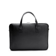 porte document en cuir noir paolo lundi paris