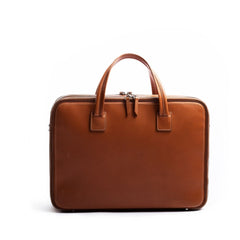 sac de voyage pour homme en cuir marron cognac 36h bellecourt lundi