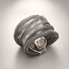 ERMAN KEAN bracelet grillage inox collection graphique