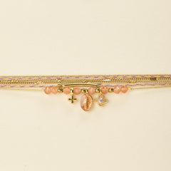 BY GARANCE Bracelet LARA acier & laiton doré