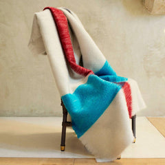 plaid mohair croisure argent brun de vian tiran