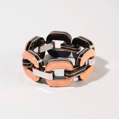 bracelet gourmette xavier derome rose