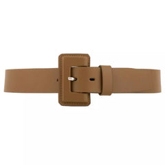 ceinture en cuir taupe foncé la petite merveilleuse collection vaincourt