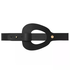 ceinture en cuir noir la savoureuse collection vaincourt