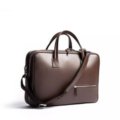 sac de voyage 36h en cuir marron bellecourt marque lundi