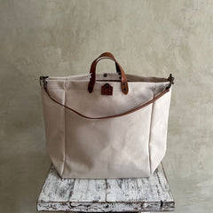 sac cabas coton blanc beach bag tampicobags veronique nocquet
